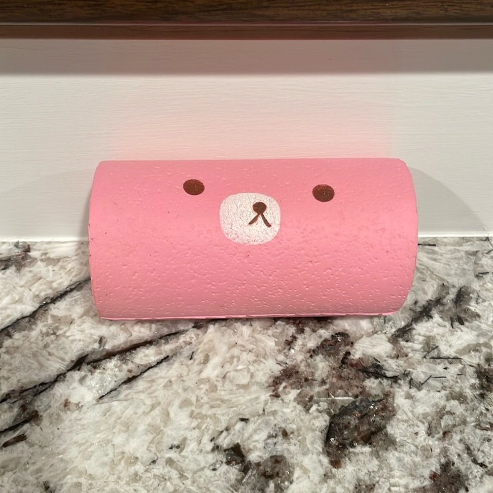 Pink and White Roll Squishy/Stress Squishy